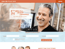 Tablet Screenshot of billericadental.com